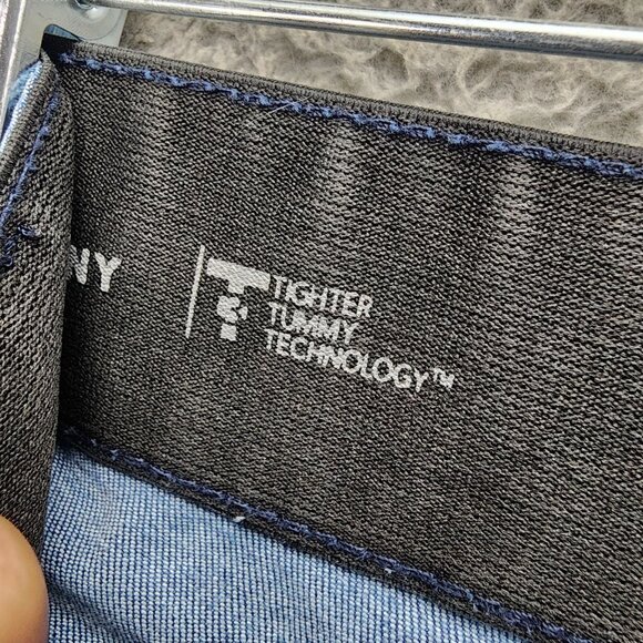 Lane Bryant Jeans Womens 18 Blue Stretch High Rise Skinny *GUC* - Picture 6 of 15